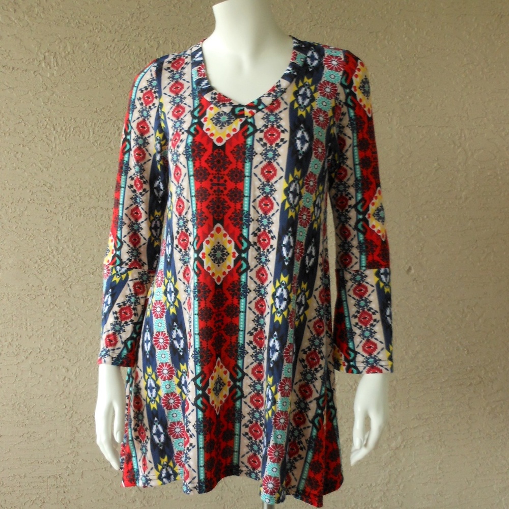 WINWIN Soft Tribal Print Tunic